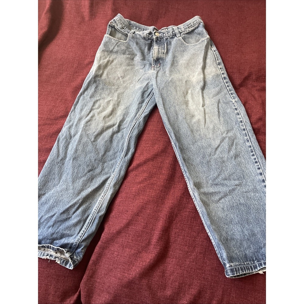 South Pole Men Jeans Size 34 Baggy Blue